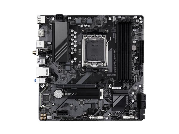 Gigabyte B650M D3HP AX - 1.0 - hovedkort - micro ATX - Socket AM5 - AMD B650 Chipset - USB 3.2 Gen 1, USB-C 3.2 Gen 1 - 2.5 Gigabit LAN, Wi-Fi 6E, ...