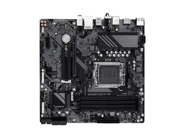 Gigabyte B650M D3HP AX - 1.0 - hovedkort - micro ATX - Socket AM5 - AMD B650 Chipset - USB 3.2 Gen 1, USB-C 3.2 Gen 1 - 2.5 Gigabit LAN, Wi-Fi 6E, ...