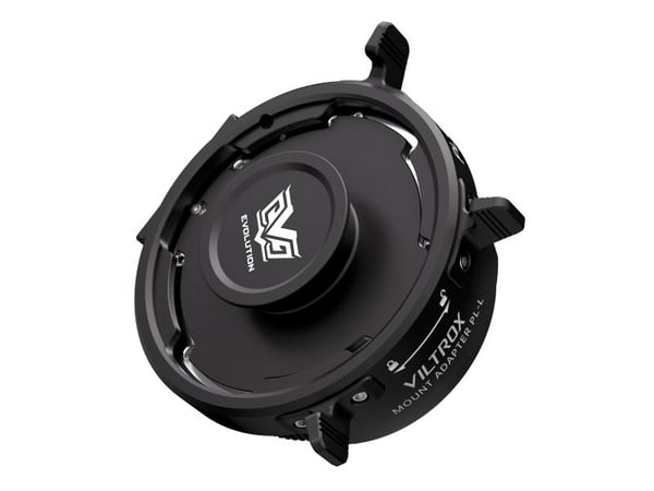 VILTROX PL-L, PL-kiinnitys, L mount, musta, Alumiini, Ruostumaton teräs, 297,5 g