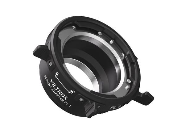 VILTROX PL-L, PL-kiinnitys, L mount, musta, Alumiini, Ruostumaton teräs, 297,5 g