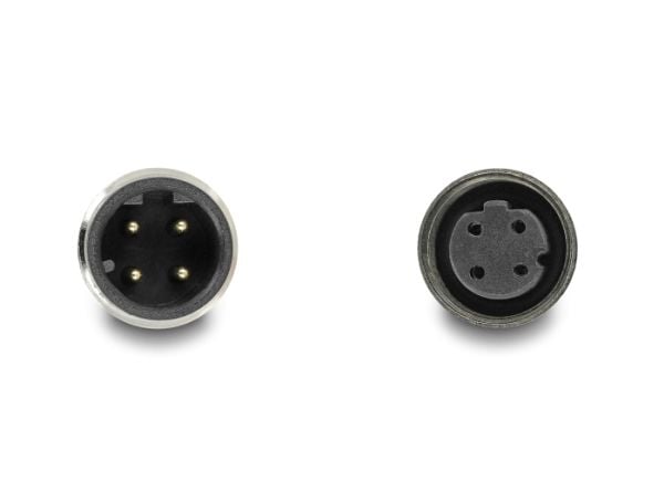 DeLOCK 80406, 1 m, SF/UTP (S-FTP), M12, M12, M12