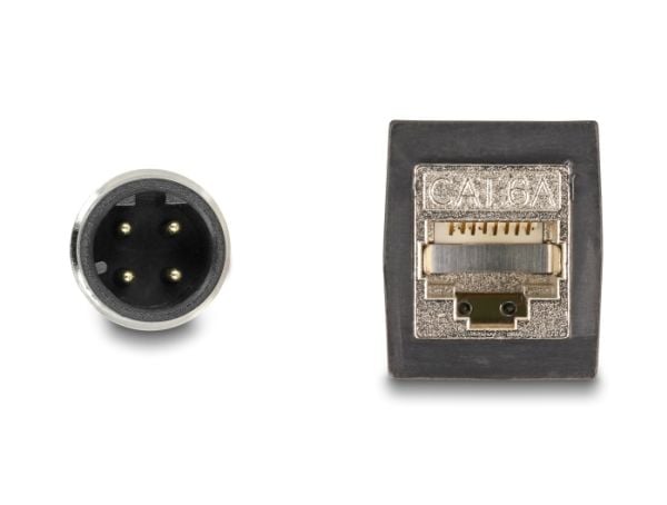 DeLOCK 60571, 0,5 m, SF/UTP (S-FTP), M12, RJ-45