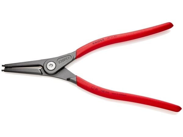 Knipex 49 11 A4, Låseringtang, Kromvanadiumstål, Plast, Rød, 320 mm, 599 g