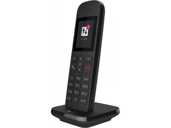 Deutsche Telekom Speedphone 12 - Trådløst ekstra håndsett - DECT\CAT-iq - svart