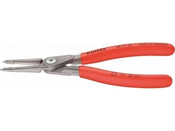 Knipex 48 11 J0, Låseringtang, Kromvanadiumstål, Plast, Rød, 140 mm, 105 g