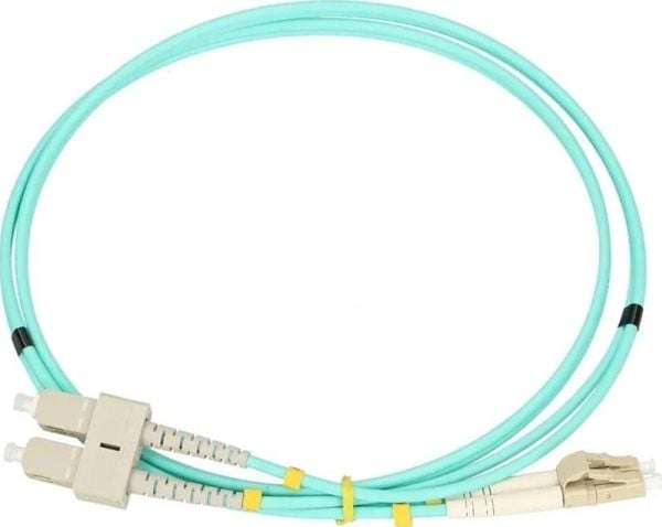 Extralink LC/UPC-SC/UPC | Liitäntäjohto | Multimode, OM3, Duplex, 3mm, 5m