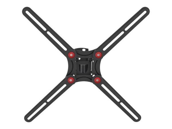 Barkan BM320 - Monteringssett (veggmontering) - Tilt & Swivel - for LCD-display / bøyd LCD-display - svart - skjermstørrelse: 13"-65"