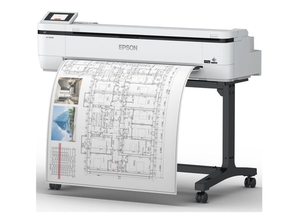 Epson SureColor SC-T5100M - 36" multifunksjonsskriver - farge - ink-jet - Rull (91,4 cm) (medie) - USB 2.0, Gigabit LAN, Wi-Fi(ac)