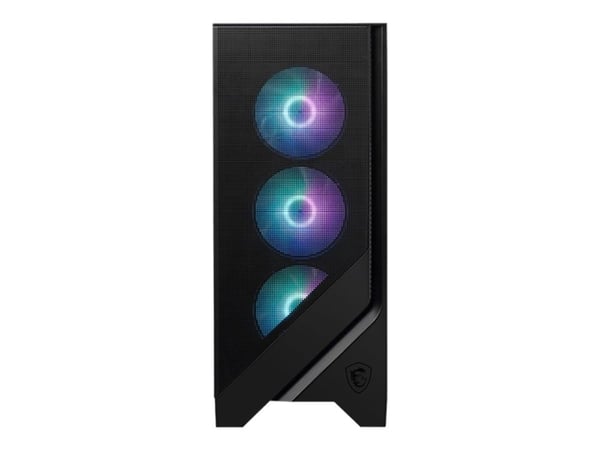 MSI MAG FORGE 320R AIRFLOW - Mid tower - ATX - sidepanel med vindu (herdet glass) - ingen strømforsyning (ATX) - USB/lyd