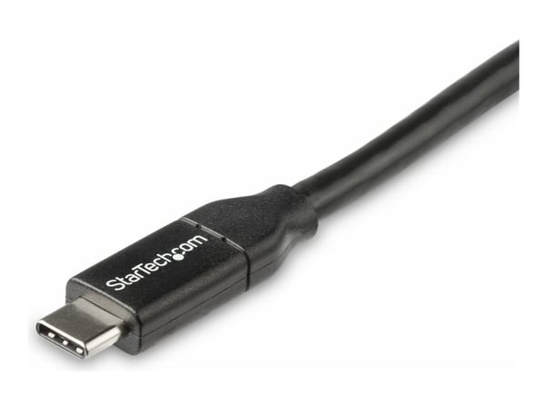 StarTech USB C to USB C Cable - 1.5 ft / 0.5m - 5A PD - White - USB 2.0 - USB-IF Certified - USB Type C Cable - USB C Charging Cable (USB2C5C50CM) ...