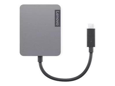 Lenovo Travel Hub Gen2 - Dockingstasjon - USB-C - VGA, HDMI - GigE - Sort