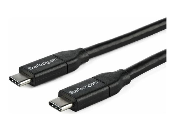 StarTech USB C To USB C Cable - 3 ft / 1m - USB-IF Certified - 5A PD - USB 2.0 - USB Type C Charging Cable - USB C Fast Charge Cable (USB2C5C1M) - ...