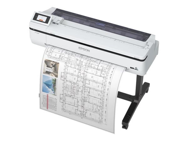 Epson SureColor SC-T5100M - 36" multifunksjonsskriver - farge - ink-jet - Rull (91,4 cm) (medie) - USB 2.0, Gigabit LAN, Wi-Fi(ac)
