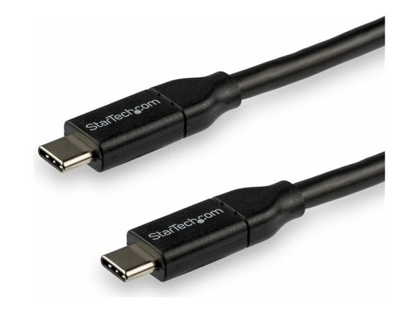 StarTech USB C To USB C Cable - 10 ft / 3m - USB-IF Certified - 5A PD - USB 2.0 - USB Type C Charging Cable - USB C Fast Charge Cable (USB2C5C3M) -...