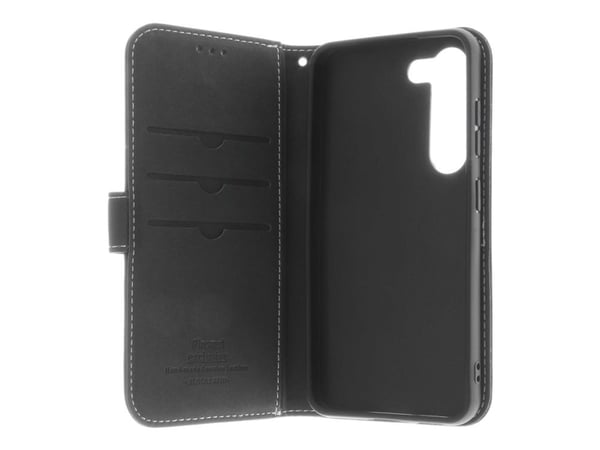 Insmat Exclusive - Lommebok for mobiltelefon - kartong+papir+aluminiumsfolie, termoplast-polyuretan (TPU), ekte skinn, bomullssting - for Samsung G...