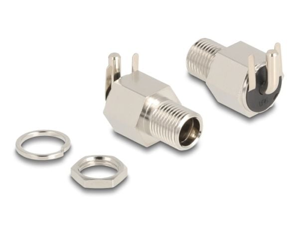 Delock - Strømkontakt - DC-jakk 5,5 mm x 12 mm (ID: 2,1 mm) (hunn) skott - DC 20 V - 10 A