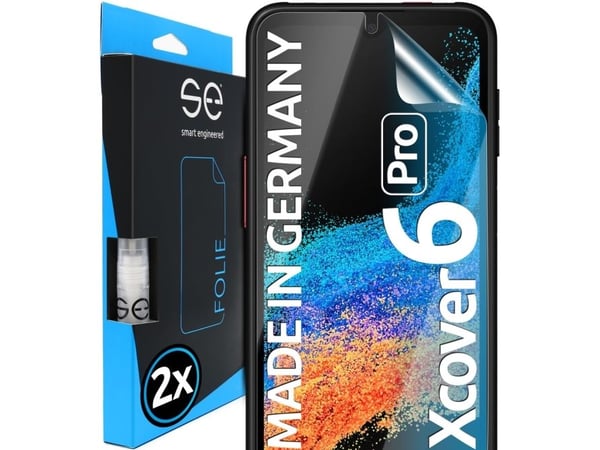 Smart Engineered SE0-F0101-0434-22-M, Samsung, XCover 6 Pro, Ripebestandig, Sjokkresistent, Gjennomsiktig, 2 stykker