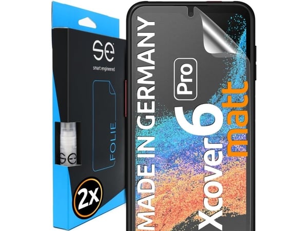 Smart Engineered se 3D-beskyttelsesfolie Samsung Galaxy XCover 6 Pro entspiegelt (VPE 2)