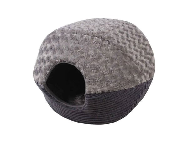 Hoppy animalseng - hus Höppy, grå, 49 cm x 45,5 cm
