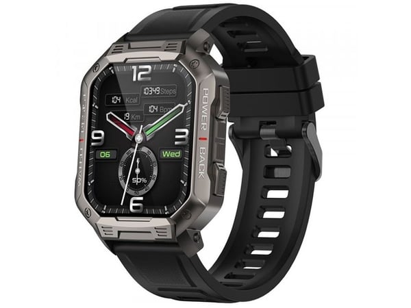 Kumi Smartwatch U3 Pro 1,83 tommer 400 mAh Svart