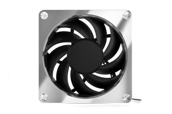Alphacool Apex Stealth Metall, Vifte, 12 cm, 400 RPM, 3000 RPM, 198,597 m³/t, Kromfarget
