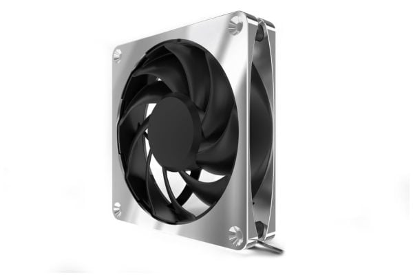 Alphacool Apex Stealth Metall, Vifte, 12 cm, 400 RPM, 3000 RPM, 198,597 m³/t, Kromfarget