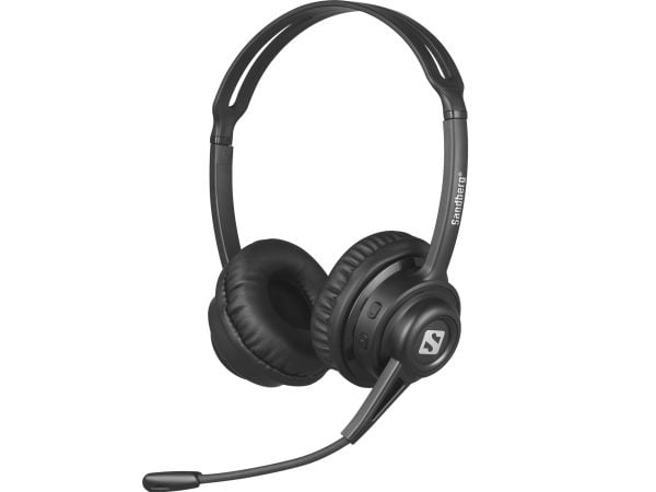 Sandberg 126-44, Langaton, Musiikki/Päivittäin, 20 - 20000 Hz, 230 g, Kuulokkeet, Musta
