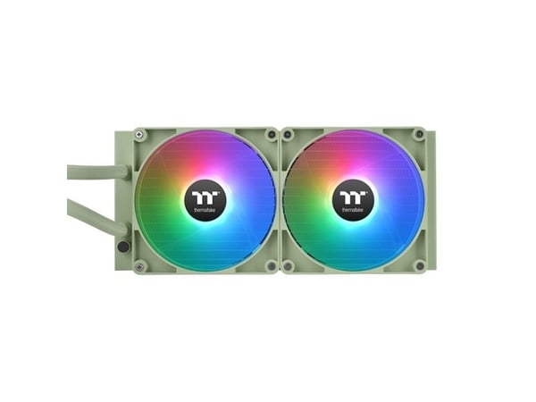 Thermaltake TH280 V2 ARGB Sync - Matcha Green Edition - væskekjølesystem for prosessor - Radiatorstørrelse: 280 mm - (for: LGA1156, AM2, AM2+, AM3,...