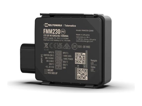 Teltonika FMM230 - GPS/GLONASS/GALILEO/BeiDou/QZSS-sporingsenhet - 128 MB