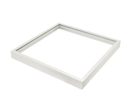 BORA II PÅBYGNINGSRAMME FOR LED PANEL 63x600x600mm, RAL9016 - Kit som samlesæt, der klikkes sammen.