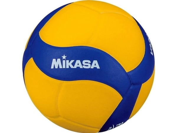 MIKASA V330W, Blå, Hvit, Gult, Nylon, Innendørs, FIVB, Mønster, 1 stykker