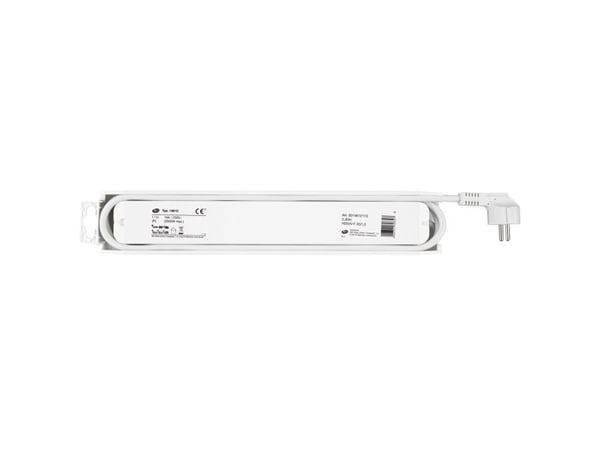 REV Power strip 6-way 2.4m Supraline w. kytkin valkoinen