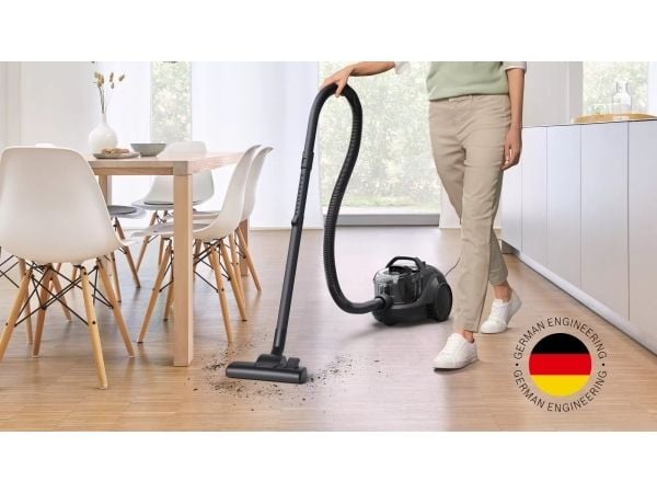 Bosch Serie 4 BGC21X200, 550 W, Sylindervakuum, Tørr, Uten pose, 2 l, Syklonisk
