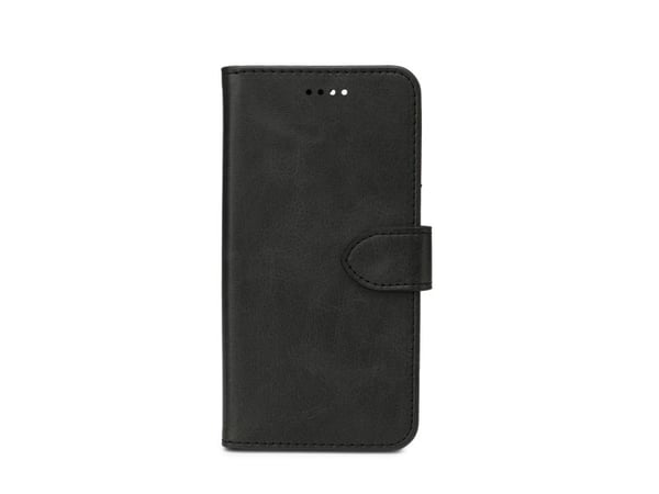 eSTUFF WALES - Lommebok for mobiltelefon - polyuretan (PU) - svart - for Apple iPhone 14