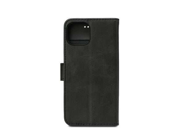 eSTUFF WALES - Lommebok for mobiltelefon - polyuretan (PU) - svart - for Apple iPhone 14