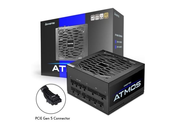 Chieftec Atmos , 850 W, 100 - 240 V, 50/60 hz, 10-5 A, 10 A, 5 A