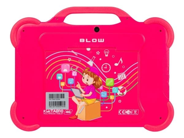 Tabletti KidsTAB10 4G BLOW 4/64GB vaaleanpunainen + kotelo