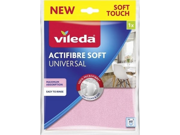 Vileda ACTIFIBRE pehmeä liina 1 kpl.