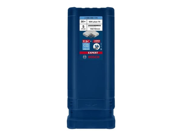 Bosch HAMMERBOR PLUS-7X 5X165MM 30 st