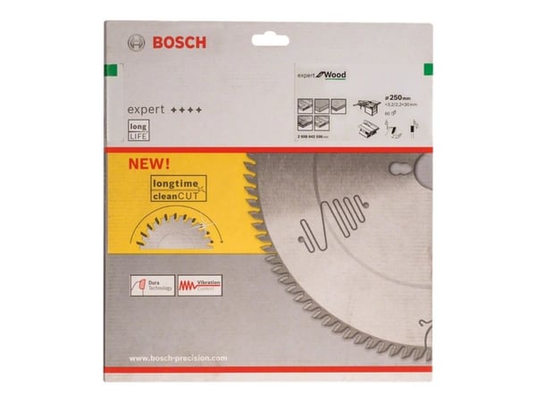 Bosch RUNDSAVKLINGE 250X3.2X30MM 60T EXP WOOD RUNDSAVKLINGE 250X3.2X30MM 60T EXP WOOD