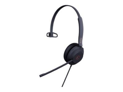 Yealink UH37 Mono - Hodesett - on-ear - kablet - USB - lydisolerende - svart - Certified for Microsoft Teams