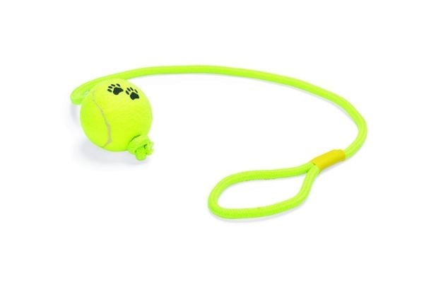 DOG tennisbold + reb YEL 17x6