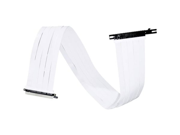 Lian Li PW-PCIV-4-90W - PCI Express x16-kabel - PCI Express 4.0 x16 (hunn) til PCI Express 4.0 x16 (hann) - 90 cm - riser - hvit