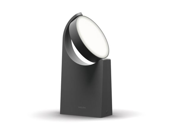 Philips Mimosa-sokkel/stilys, 7 W, Utendørs sokkel/stang-belysning, Antrasitt, Metall, IP44, Terrasse, Hage, I