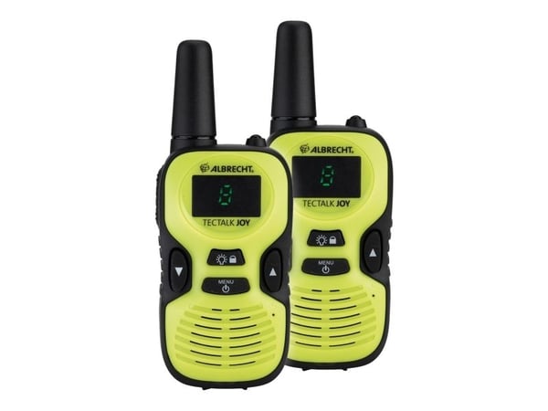Albrecht Tectalk Joy, Bærbar, Micro-USB, Sort, Gult, Knapper, AAA, Batteri