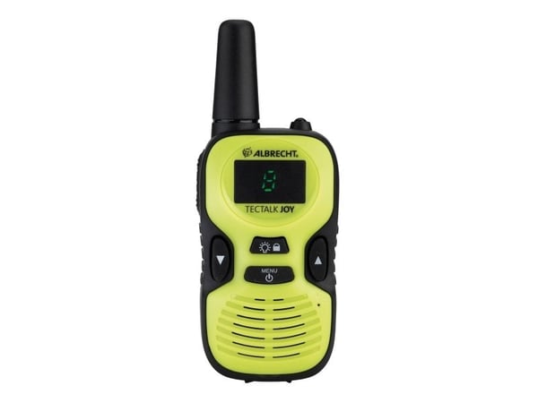 Albrecht Tectalk Joy, Kannettava, Micro-USB, musta, Keltainen, Painikkeet, AAA, Akku