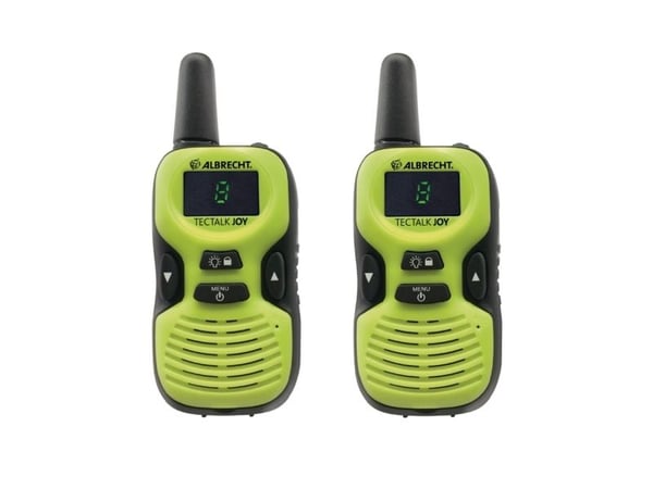 Albrecht Tectalk Joy, Kannettava, Micro-USB, musta, Keltainen, Painikkeet, AAA, Akku