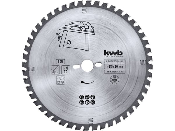 kwb 593133, Stål, Gjuten aluminium, Spånskiva, Hårt träslag, Plast, 31,5 cm, 3 cm, 2,2 mm, 3,2 mm, 1 styck