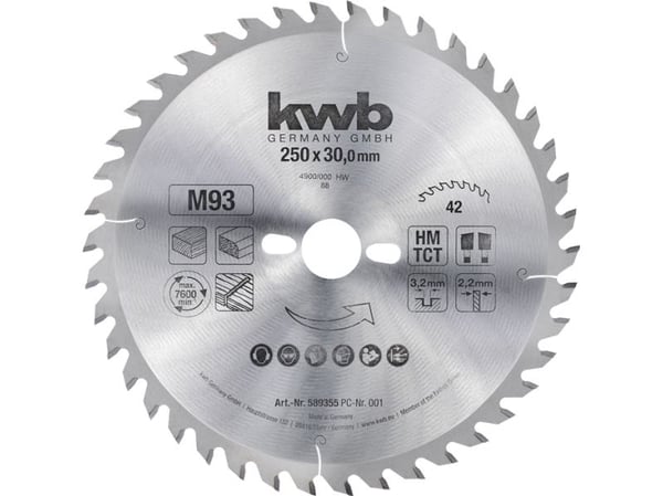 kwb 593055, Sponplate, Løvtre, Plast, Kryssfiner, Mykt tre, 30 cm, 3 cm, 2,2 mm, 3,2 mm, 1 stykker