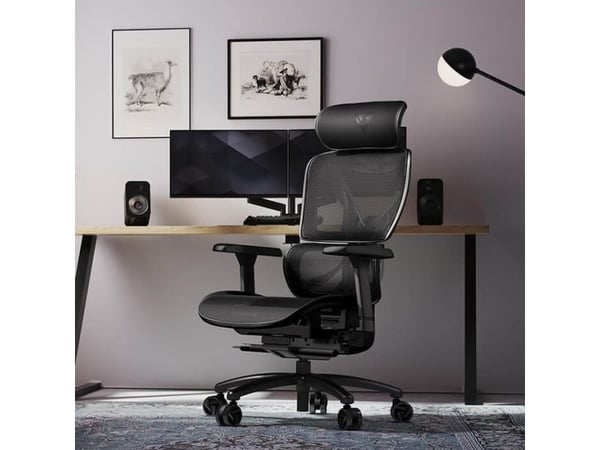 ThunderX3 XTC - Stol - ergonomisk - armlener - T-formet - tipping - maskesvart